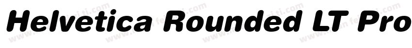 Helvetica Rounded LT Pro Black字体转换